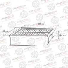 Фильтр воздушный с пропиткой AVANTECH AF0229W