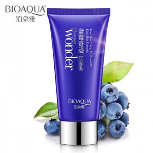 ПЕНКА ДЛЯ УМЫВАНИЯ С ЭКСТРАКТОМ ЧЕРНИКИ BIOAQUA Wonder Cleanser