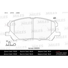 Колодки тормозные передние (без датчика) (Смесь Low-Metallic) (LEXUS RX300/RX330/RX350 0308/RX400H 0509) (TRW GDB3338) E400214