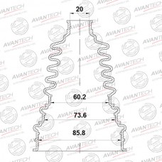 Пыльник привода Avantech
					
UB01