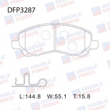 Колодки тормозные дисковые DOUBLE FORCE
					
DFP3287