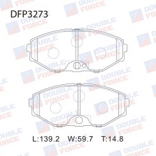 Колодки тормозные дисковые DOUBLE FORCE
					
DFP3273