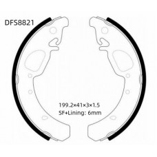 Колодки тормозные барабанные DOUBLE FORCE
					
DFS8821