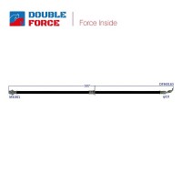Шланг тормозной DOUBLE FORCE
					
DFH0165
