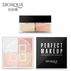 Рассыпчатая четырехцветная пудра BIOAQUA Perfect MakeUp Powder