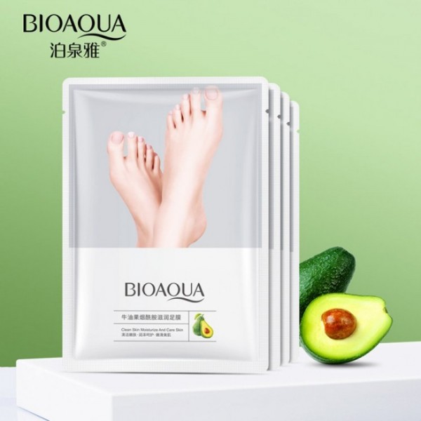 Маска-носочки BIOAQUA Avocado Niacinamide Moisturizing Foot Mask