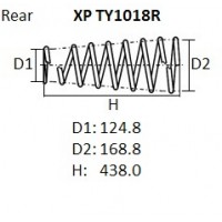 Пружина подвески NHK
					
XPTY1018R