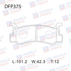 Колодки тормозные дисковые DOUBLE FORCE