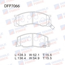 Колодки тормозные дисковые DOUBLE FORCE
					
DFP7066