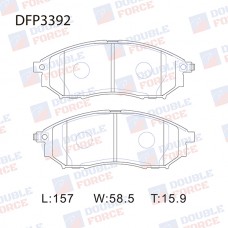 Колодки тормозные дисковые DOUBLE FORCE
					
DFP3392