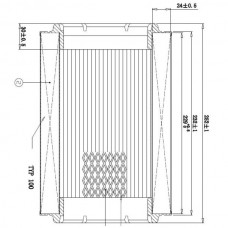 Фильтр воздушный DOUBLE FORCE DFA16006