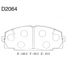 Дисковые тормозные колодки KASHIYAMA
					
D2064