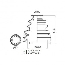 Пыльник привода Avantech
					
BD0407