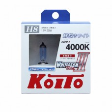 Лампа высокотемпературная Koito Whitebeam H8 12V 35W 70W 4000K комплект 2 шт.
					
P0758W