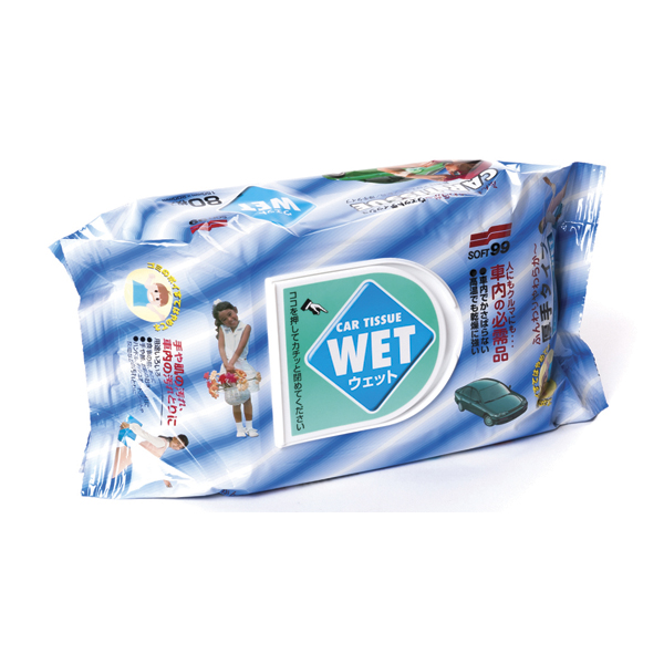 
Салфетки влажные универсальные Soft99 Wet Tissue, 80шт.
					