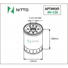 Фильтр масляный NITTO 4H-126