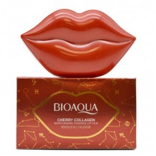 Гидрогелевые патчи для губ с экстрактом цветков Сакуры BIOAQUA Cherry Collagen 20 шт