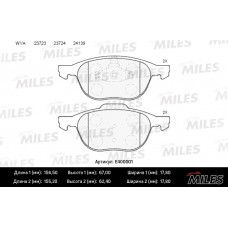 Колодки тормозные передние (без датчика) (Смесь Low-Metallic) FORD FOCUS II 04-/III 10-/MAZDA 3 03-/ VOLVO S40 04- (TRW GDB1583) E400001