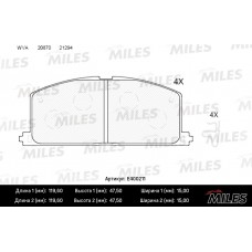 Колодки тормозные передние (без датчика) (Смесь Low-Metallic) (TOYOTA CAMRY/CARINA/COROLLA 83-92) (TRW GDB3184) E400211