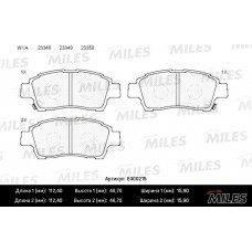 Колодки тормозные передние (без датчика) (Смесь Low-Metallic) (TOYOTA YARIS / VITZ 1.0-1.3) (TRW GDB3218) E400215