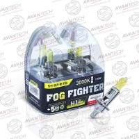 Лампа высокотемпературная Avantech H1 12V 55W 100W 3000K, комплект 2 шт.