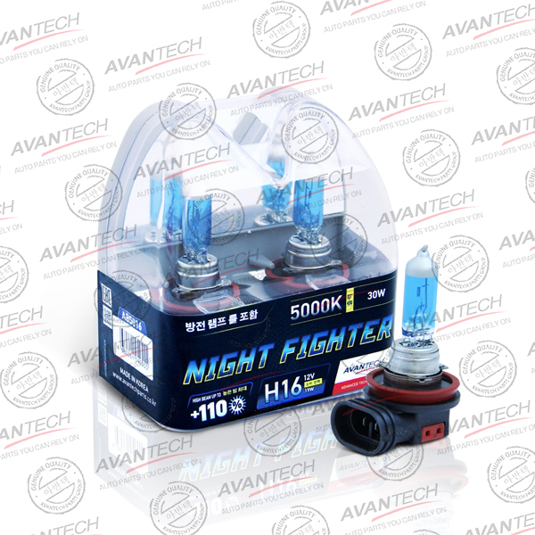 
Лампа высокотемпературная Avantech H16 12V 19W (30W) 5000K, комплект 2 шт.
					