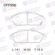 Колодки тормозные дисковые DOUBLE FORCE
					
DFP996