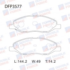 Колодки тормозные дисковые DOUBLE FORCE
					
DFP3577