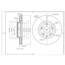 Диск тормозной AVANTECH
					
BR3021S