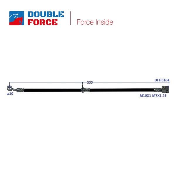 
Шланг тормозной Double Force
					