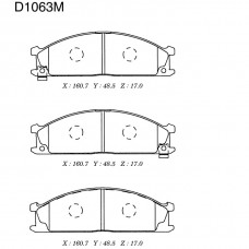 Дисковые тормозные колодки KASHIYAMA
					
D1063M