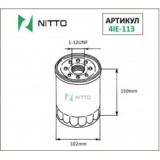 Фильтр масляный NITTO
					
4IE-113